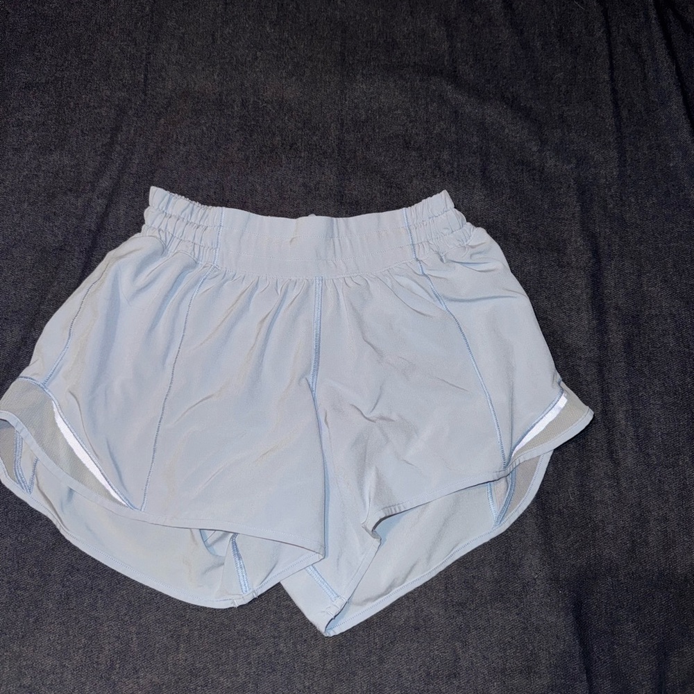 lululemon athletica Sky Blue Hotty Hot Shorts